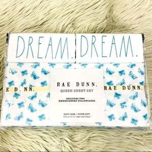 Rae Dunn Dream Butterfly Queen Sheet Set